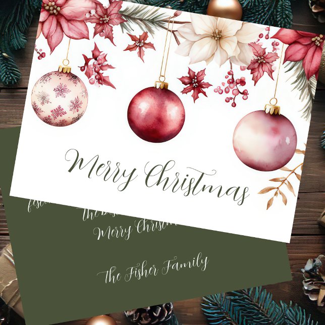 Festive and elegant Christmas Greeting Card  (Creator Uploaded)