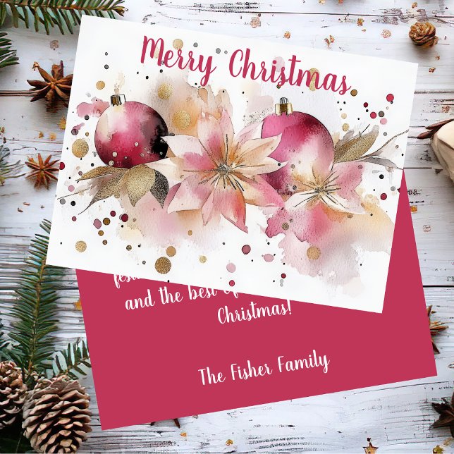 Festive and elegant Christmas Greeting Card  (Creator Uploaded)