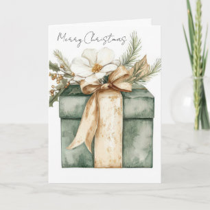 Festive and elegant Christmas Greeting Card