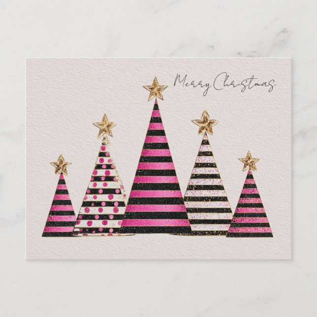 Festive and Elegant Christmas Tree Card (Front)