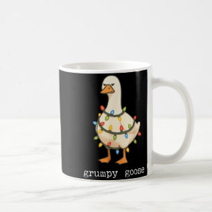 Festive And Mpy Goose Santa Hat Xmas Light Matchin Coffee Mug