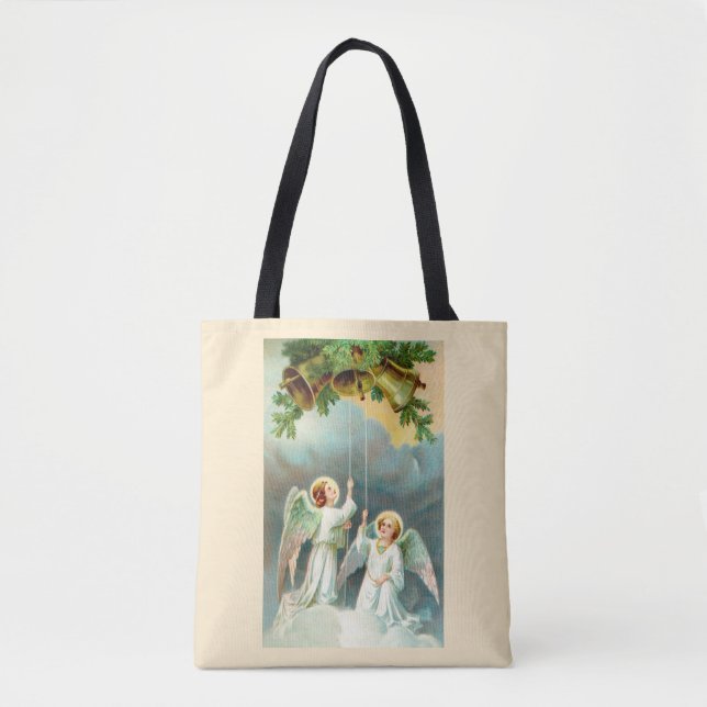 Festive angels tote bag (Front)