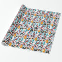 Festive Animals Christmas Pattern Wrapping Paper