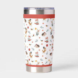Festive animals insulated tumbler