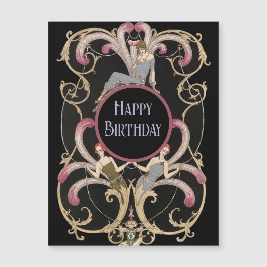 Festive Art Deco Birthday (Front)