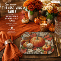 Festive Autumn Season Pumpkins Thanksgiving
