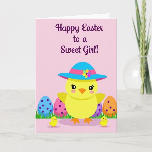 Festive Avian Springtime Card (Front)