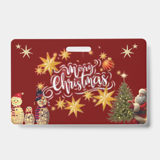 Festive Badge Christmas Card Collection – Perfect