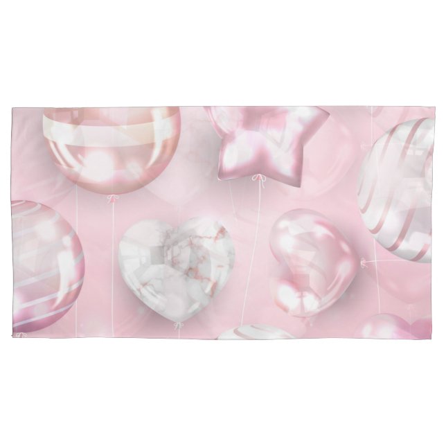 Festive Balloon Pillow Case (Front)