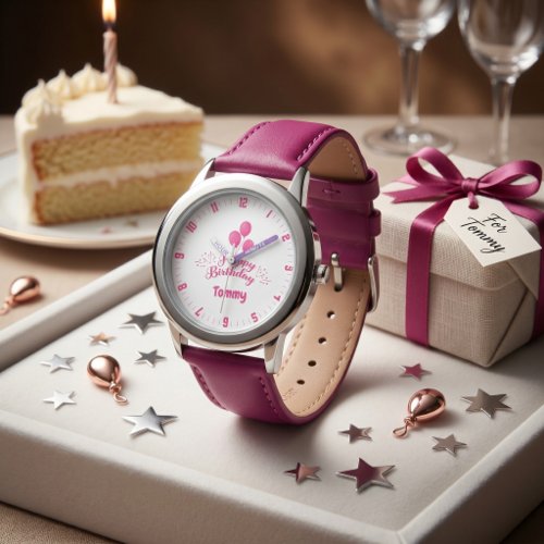 Festive Balloon Star-Filled Birthday For Kids Watch