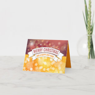 Festive Banners, Seasonal Customer Thank You Card