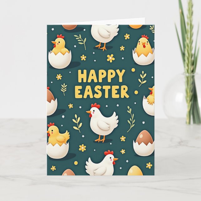 Festive Barnyard Celebration Card (Front)