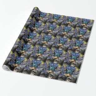 Festive Beatle up close Wrapping Paper