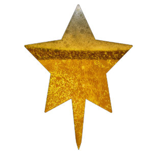 Festive Beer Galaxy a Celestial Quenching Cake Topper