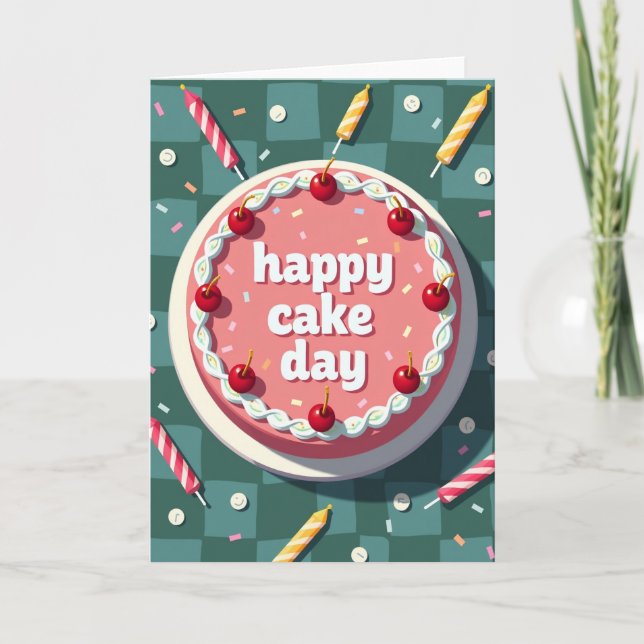 Festive Berry Birthday Card (Front)