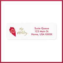 Festive Berry Color Ornament Be Merry