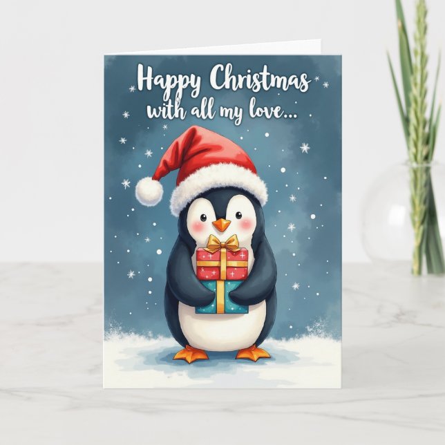 Festive Bird Gift Card (Front)
