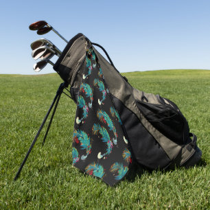Festive Birds golf towel
