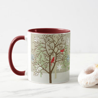 Festive Birds Mug