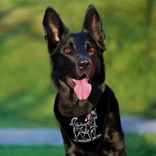 Festive Blue Heeler Christmas Holiday Cattle Dog  Pet Bandana Collar