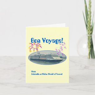 Festive Bon Voyage  Custom Card