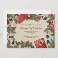 Festive Boxing Day Invitations