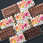Festive Bright Flowers Slice Citrus Bridal Shower Hershey's Miniatures<br><div class="desc">For further customization,  please click the "Personalize this template",  then "Edit using Design Tool". Stylish editable easy to use wedding templates,  more items available in the store (invitations,  rsvp,  thank you cards,  stationery & decor). If you need help or matching items,  please contact me.</div>