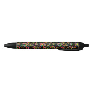 Festive Bright Merry Holiday Star Pen