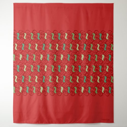 Festive Bright Red Upbeat Backdrop Decor