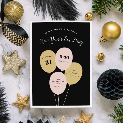 Festive Bunch  New Years Eve Party Invitation