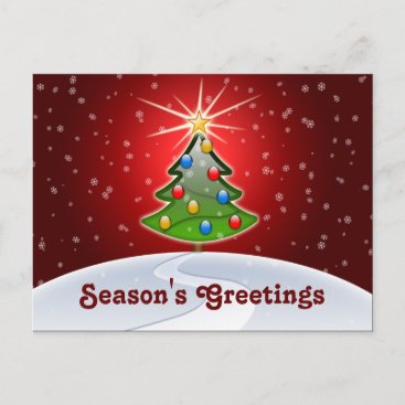festive business Christmas Greeting PostCards
