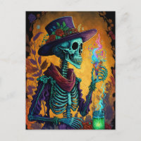 Festive Calavera! - Mexican Skeleton Art