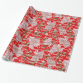 Names of Jesus Burgundy Wrapping Paper