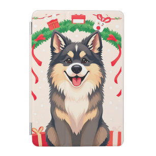 Festive Cartoon Dog iPad Mini Cover