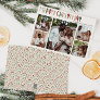 Festive Casual Colorful Christmas Five Photo 5x7 Holiday Card