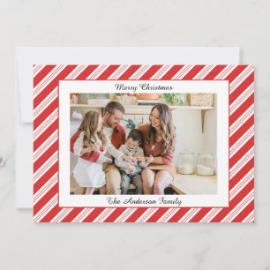 Festive Casual Merry Christmas Photo Card