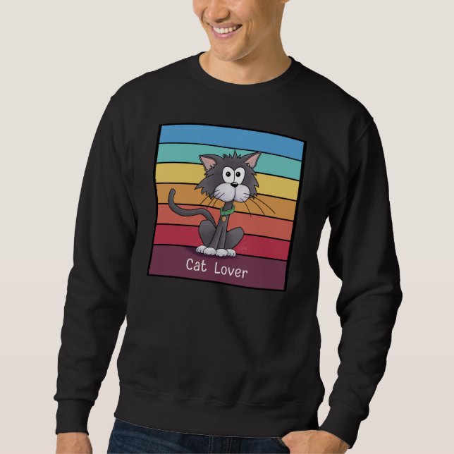 Festive Cat Lover   Sweatshirt (Front)