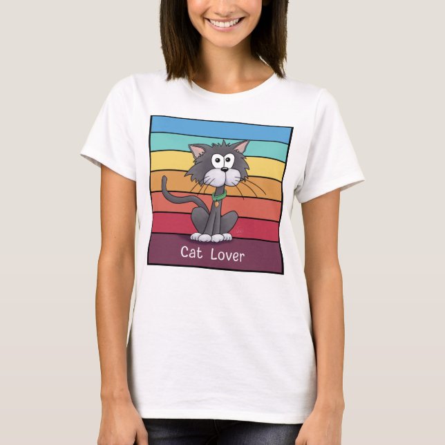 Festive Cat Lover   T-Shirt (Front)