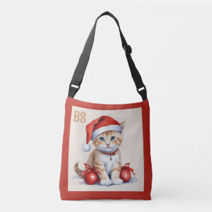 Festive Cats in Christmas Costumes - Holiday Vibes Crossbody Bag