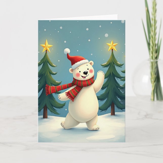 Festive Character Winter Card (Front)