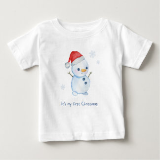 Festive Charm: Baby's First Christmas Delight! Baby T-Shirt
