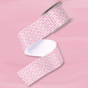 Festive Checker Pattern , Cherries , Flower Ribbon