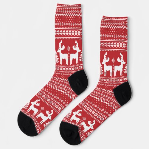 Festive Cheer Christmas Crew Socks
