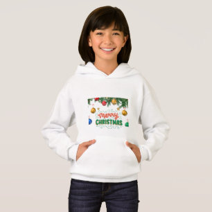 Festive Cheer girls' T-Shirt Hoodie