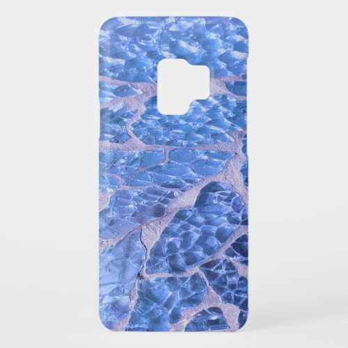 Festive Chic Glitter Blue Stones Case_Mate Samsung Galaxy S9 Case