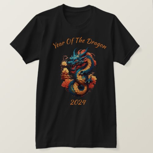 Festive Chinese New Year Dragon T_Shirt