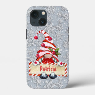 festive Christmas add name gnome iPhone 13 Mini Case