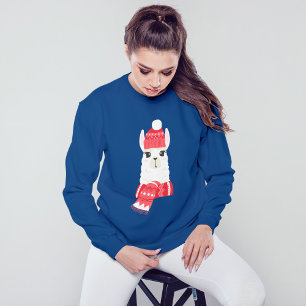 Festive Christmas Alpaca Sweatshirt