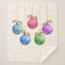 Festive Christmas Balls & Confetti