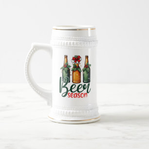 Festive Christmas beer Season Beer Stein